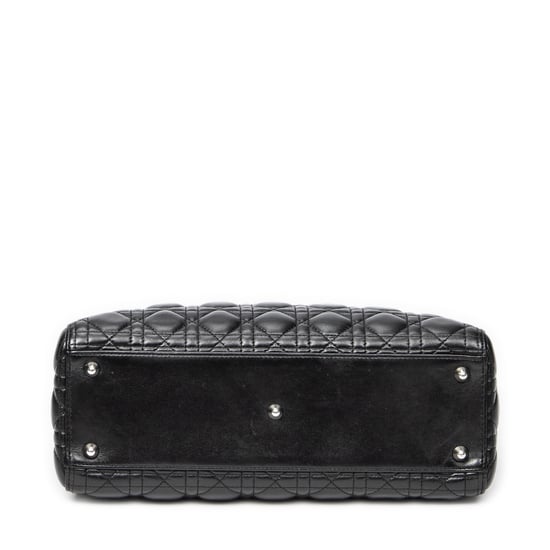 Dior Large Lady Dior Zip en negro Cuero de ternero - Image 6