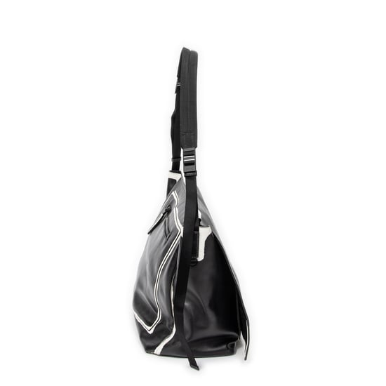 Prada Large Flap Messenger en negro Cuero de ternero - Image 4