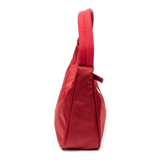 Prada Vintage Mini Zip Hobo en rojo Lienzo - Image 4