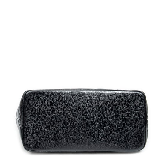 Chanel Medallion Tote  en Black Cuero de ternero - Image 6