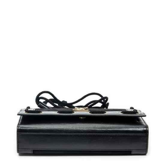 Yves Saint Laurent Medium Rope Stitch Kate Crossbody  en  negro Cuero de ternero - Image 6