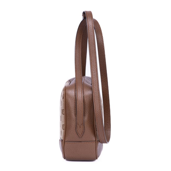 Gucci GG Canvas Bree Camera  en  beige Cuero de becerro - Image 3