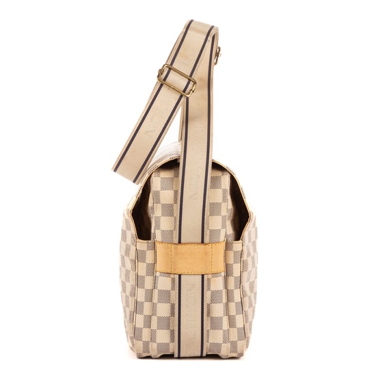 Louis Vuitton Naviglio en blanco Lienzo recubierto - Image 3