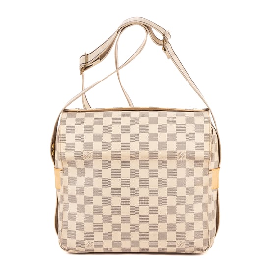 Louis Vuitton Naviglio en blanco Lienzo recubierto - Image 5