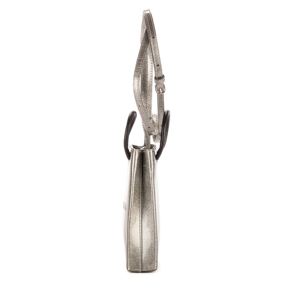 Balenciaga Shopping North South Phone Holder en gris Cuero de ternero - Image 3
