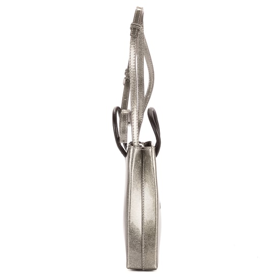 Balenciaga Shopping North South Phone Holder en gris Cuero de ternero - Image 4