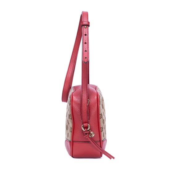 Gucci GG Canvas Bree Camera en beige Cuero de ternero - Image 5