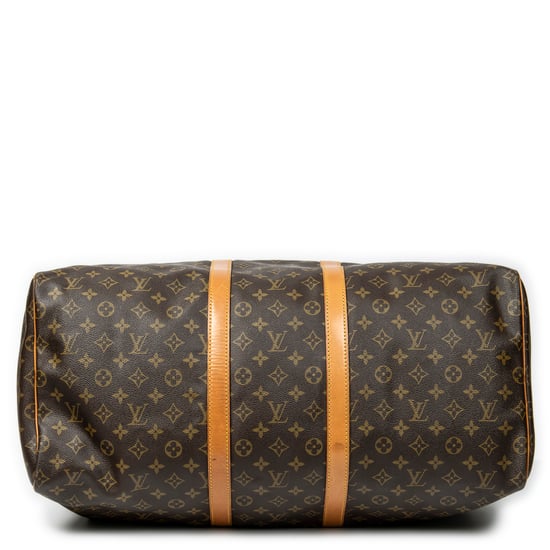 Louis Vuitton Keepall 55 en  marrón Lienzo recubierto - Image 6