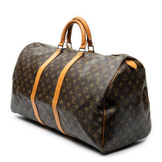 Louis Vuitton Keepall 55 en  marrón Lienzo recubierto - Image 2