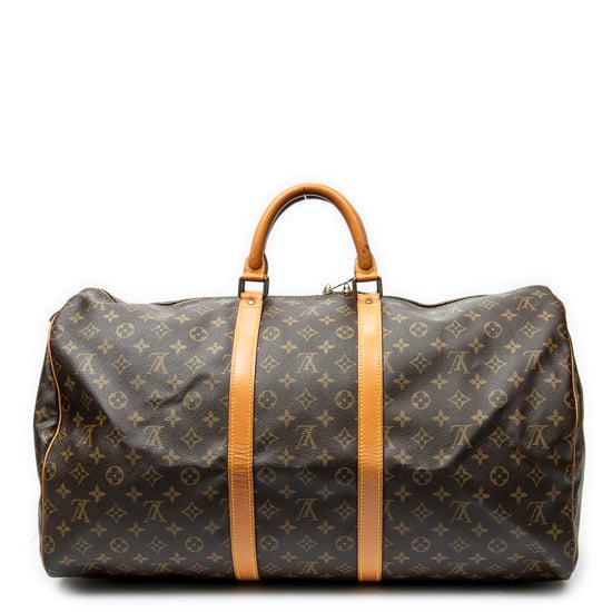 Louis Vuitton Keepall 55 en  marrón Lienzo recubierto - Image 5