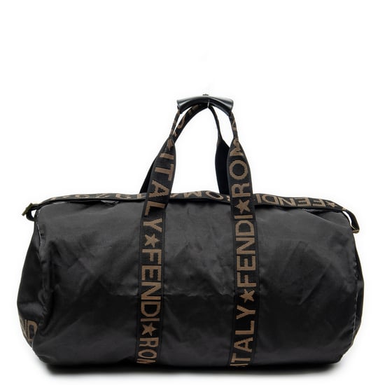 Fendi Vintage Large Logo Duffle en negro Lienzo - Image 5