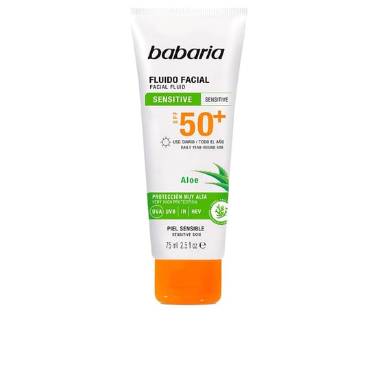 Fluido Facial Aloe Vera Piel Sensible Spf50+ 75 ml - Image 1