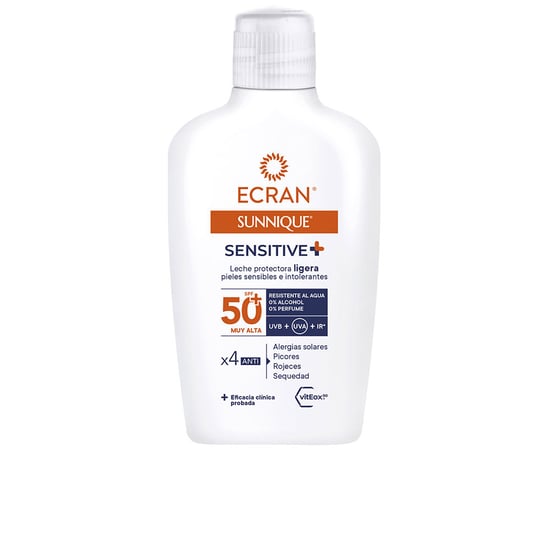 Ecran Sunnique Sensitive Leche Protectora Spf50+ 200 ml - Image 1