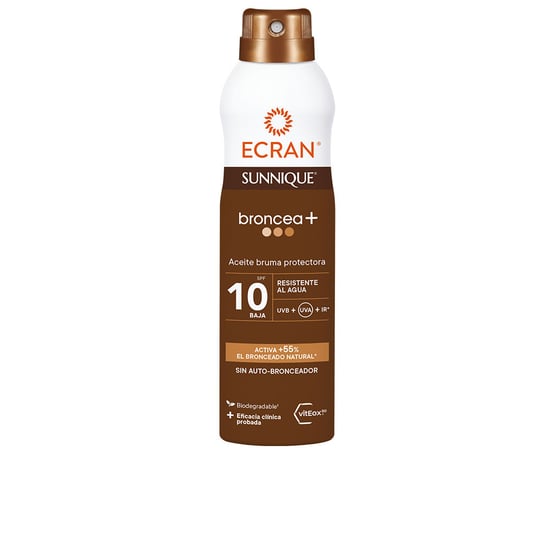 Ecran Sunnique Broncea+ Aceite Bruma Spf10 250 ml - Image 1