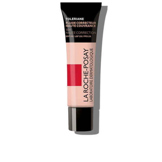 Toleriane Base De Maquillaje Fluida Correctora De Alta Cobertura, Acabado Mate Spf 25 #16 30 ml - Image 1