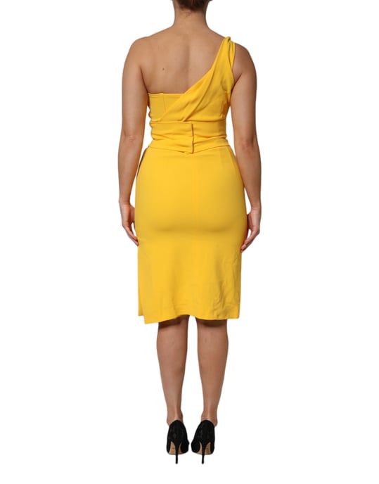 Vestido de crepé asimétrico - Image 3