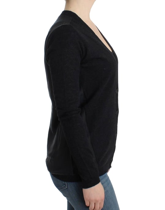 Cardigan de alpaca gris de Costume National - Image 4