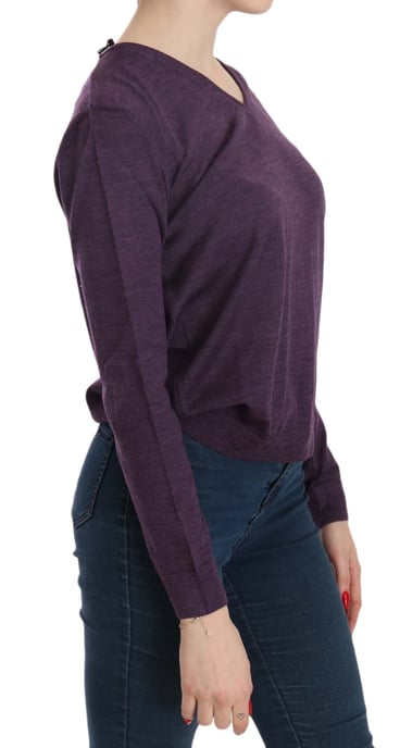 TOP DE PULLOVER LARGO DE MANGA LARGA EN VIOLETA BYBLOS - Image 5