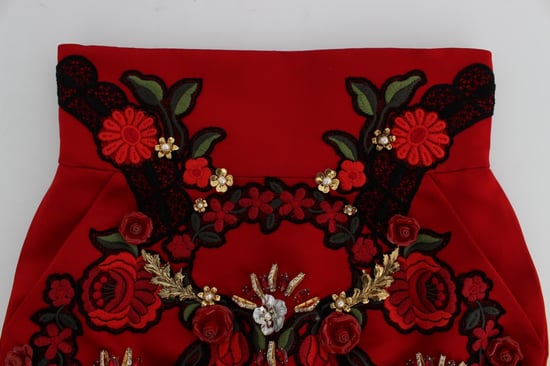Shorts Bordados de Cintura Alta Dolce Gabbana - Image 5