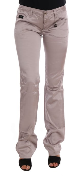 Jeans Slim Fit de Algodón Beige Costume National - Image 1