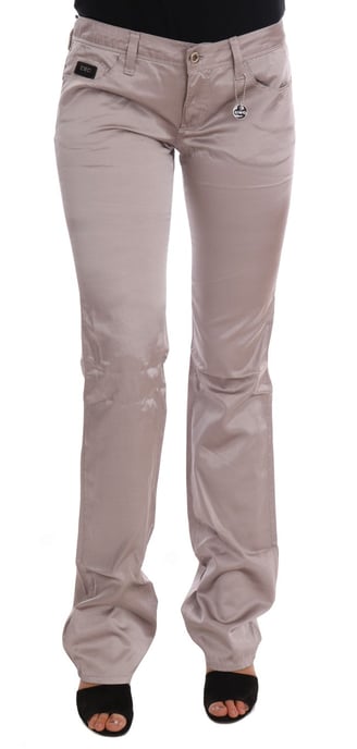Jeans Slim Fit de Algodón Beige Costume National - Image 2
