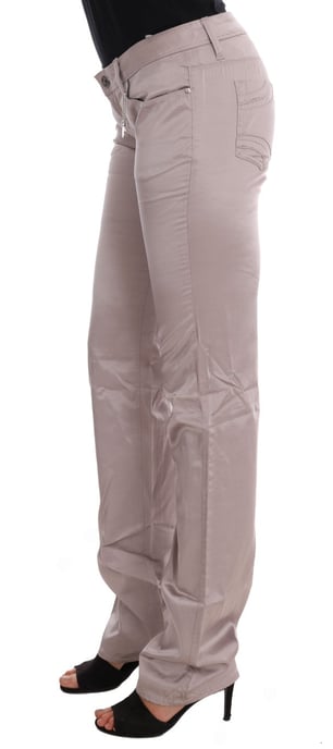 Jeans Slim Fit de Algodón Beige Costume National - Image 3