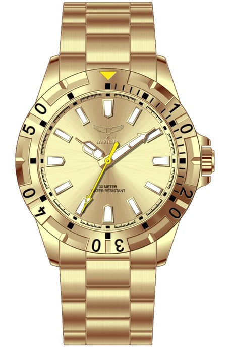Invicta Specialty 69030 Reloj de Hombre - Movimiento de Cuarzo - Metal con Esfera Dorada - 42 mm - Image 1