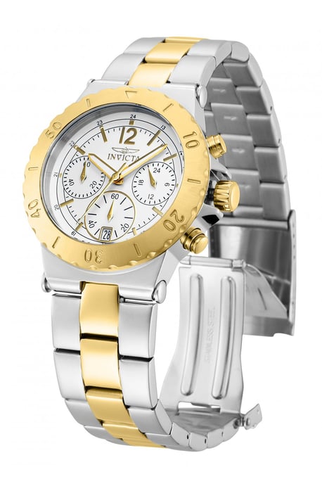 Invicta Specialty 14855 Reloj de Mujer - Movimiento de Cuarzo - Acero Inoxidable con Esfera Blanca - 38 mm - Image 2
