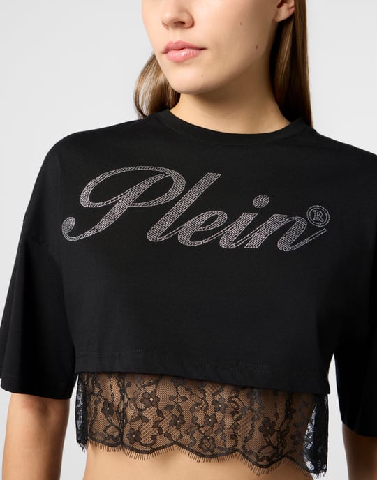 Cropped T-Shirt Lace - Image 3
