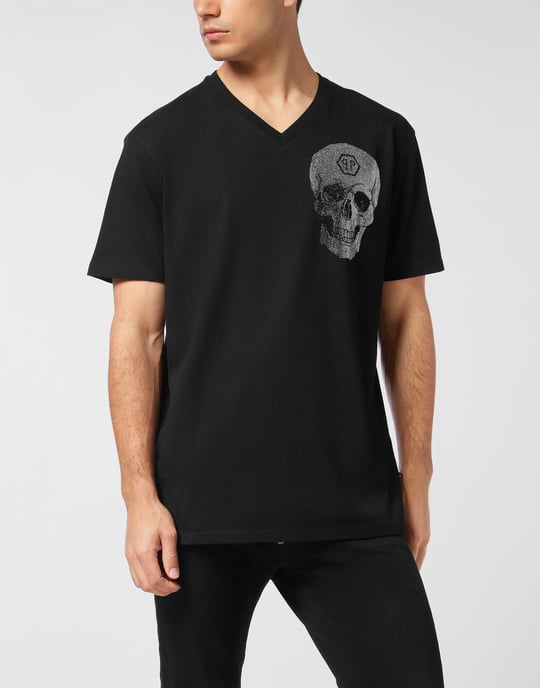 Camiseta Cuello Pico Ss Skull - Image 3
