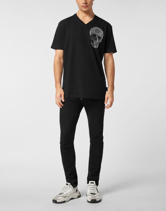 Camiseta Cuello Pico Ss Skull - Image 5