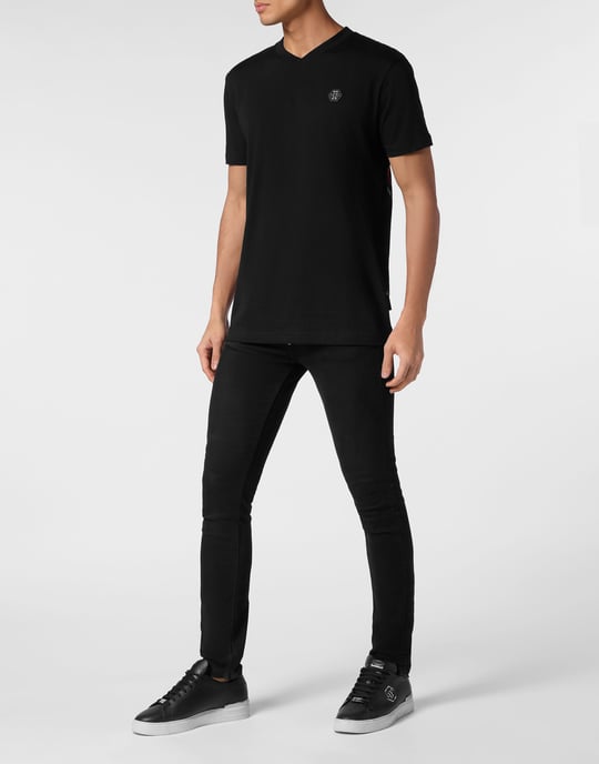 Camiseta Cuello Pico Gothic Plein - Image 3