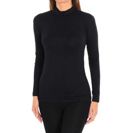 Camiseta Interior de Manga Larga de Bambú para Mujeres Q712 - Image 1