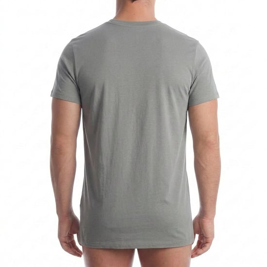 Paquete de 3 Camisetas Interiores para Hombre Ajustadas de Mezcla de Algodón elástico NB4185 - Image 5
