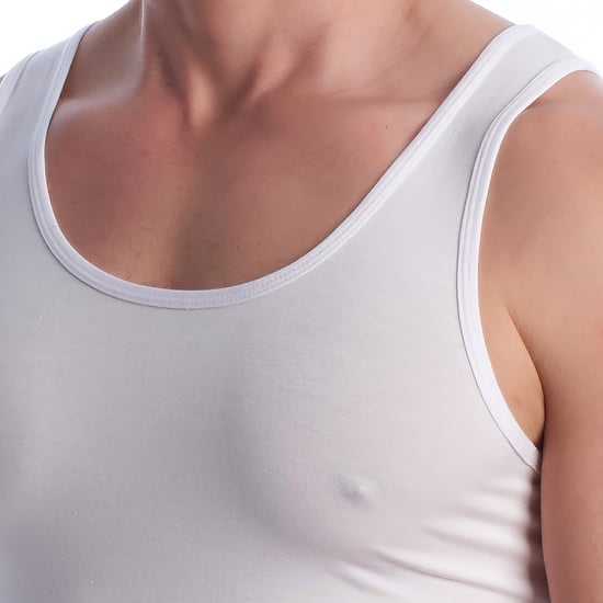 Camiseta Sin Mangas de Micromodal para Hombre Q100 - Image 2