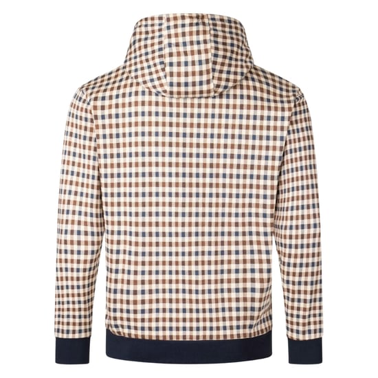 Sudadera Con Capucha Aquascutum Active Club Check Azul Marino - Image 2