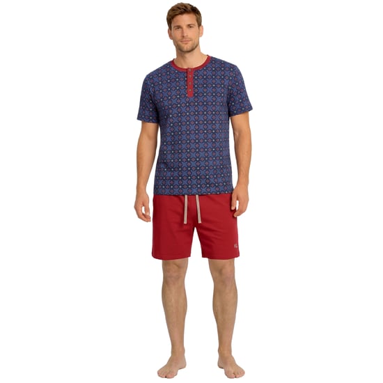 Pijamas Cortos de Algodón para Hombre Verano KL30000 - Image 1