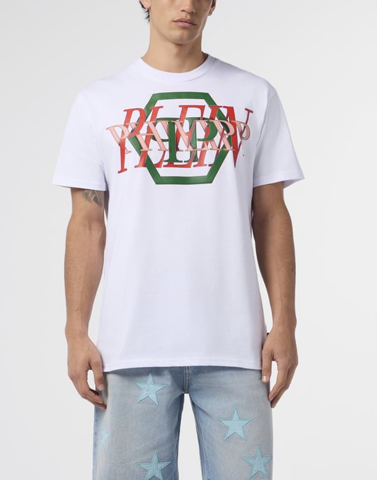 Round Neck T-Shirt Logo Hexagon - Image 2