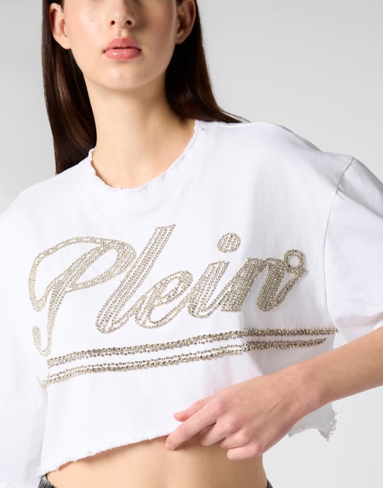 Cropped T-Shirt Strass Signature - Image 3