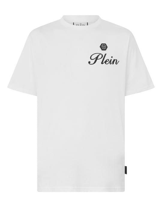 Round Neck T-Shirt Embossed Signature - Image 1