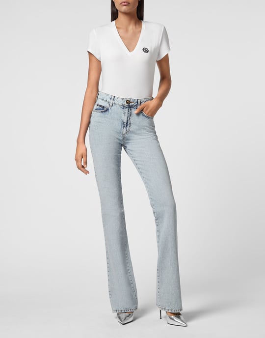 Vaqueros Flare Fit Skull - Image 3
