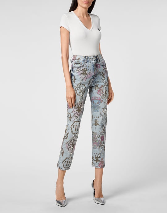 Vaqueros Boyfriend Fit Monogram - Image 4
