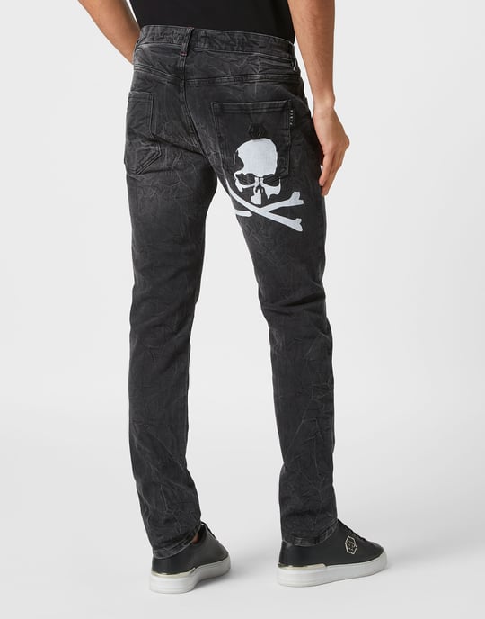 Vaqueros De Corte Recto Skull - Image 4