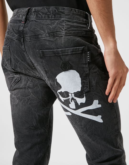 Vaqueros De Corte Recto Skull - Image 5
