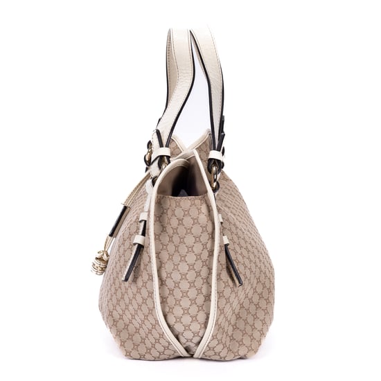Celine Bittersweet Hobo  en  beige Lienzo - Image 3