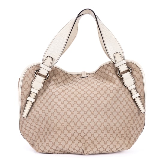 Celine Bittersweet Hobo  en  beige Lienzo - Image 5