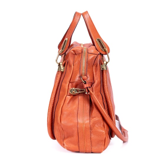 Chloé Medium Paraty Medium en  naranja Cuero de ternero - Image 3