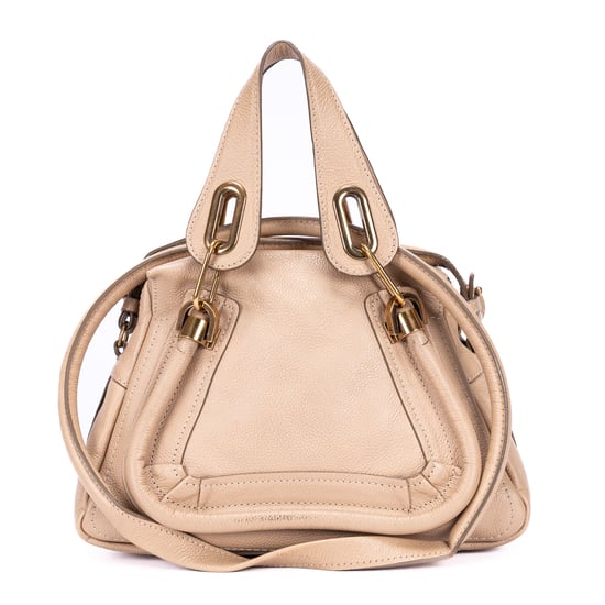 Chloé Small Paraty Small en beige Cuero de ternero - Image 5