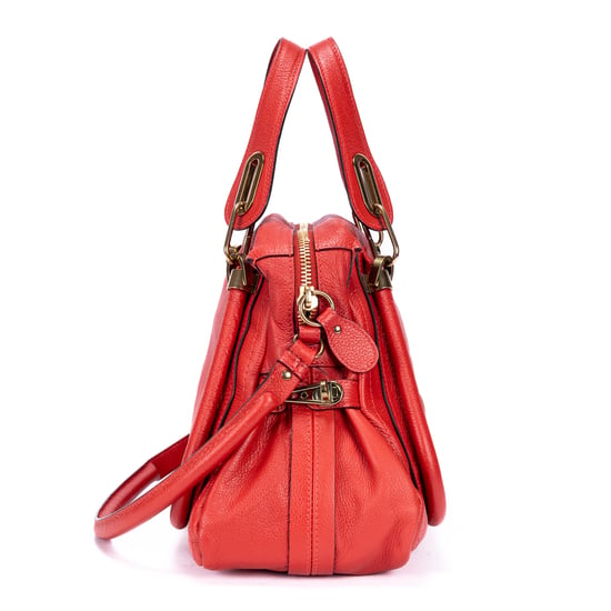 Chloé Medium Paraty Medium en  rojo Cuero de ternero - Image 3