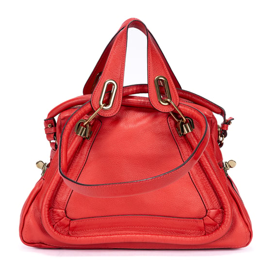 Chloé Medium Paraty Medium en  rojo Cuero de ternero - Image 5